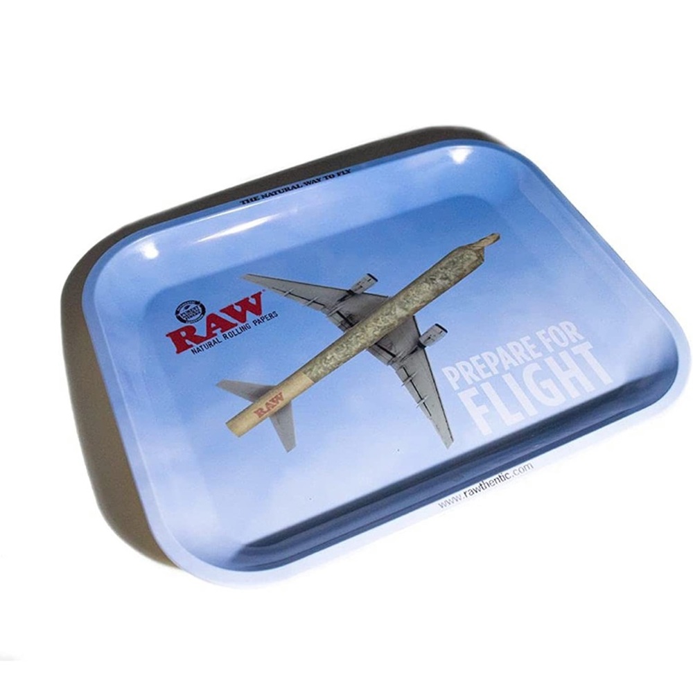 large raw rolling tray